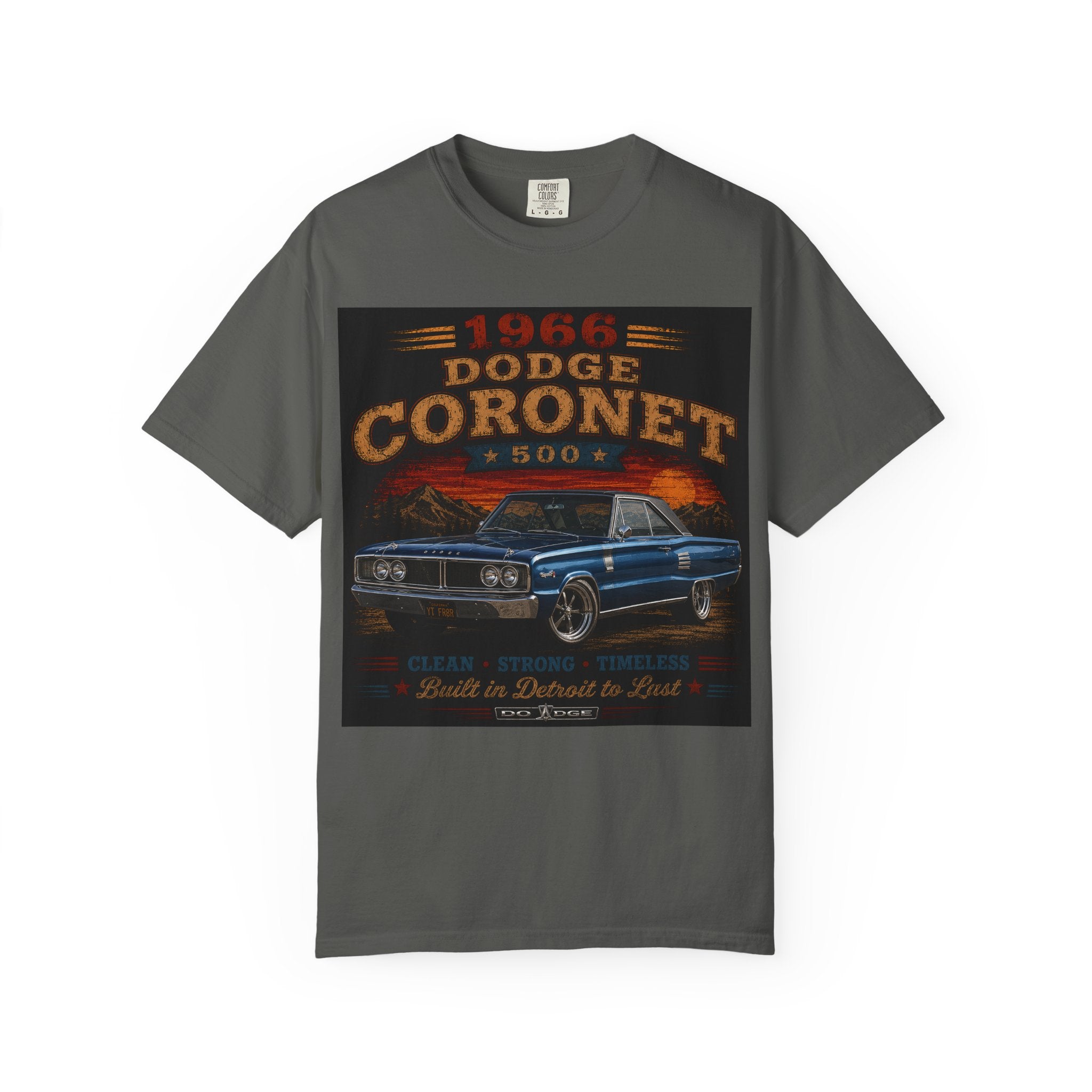 1966 Dodge Coronet 500 Classic Car T-Shirt | Vintage Muscle Car Tee
