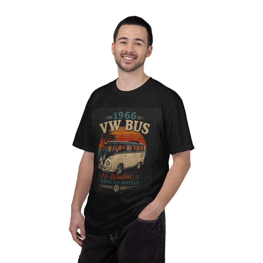 1966 VW Bus Graphic T-Shirt | 21-Window Legend on Wheels