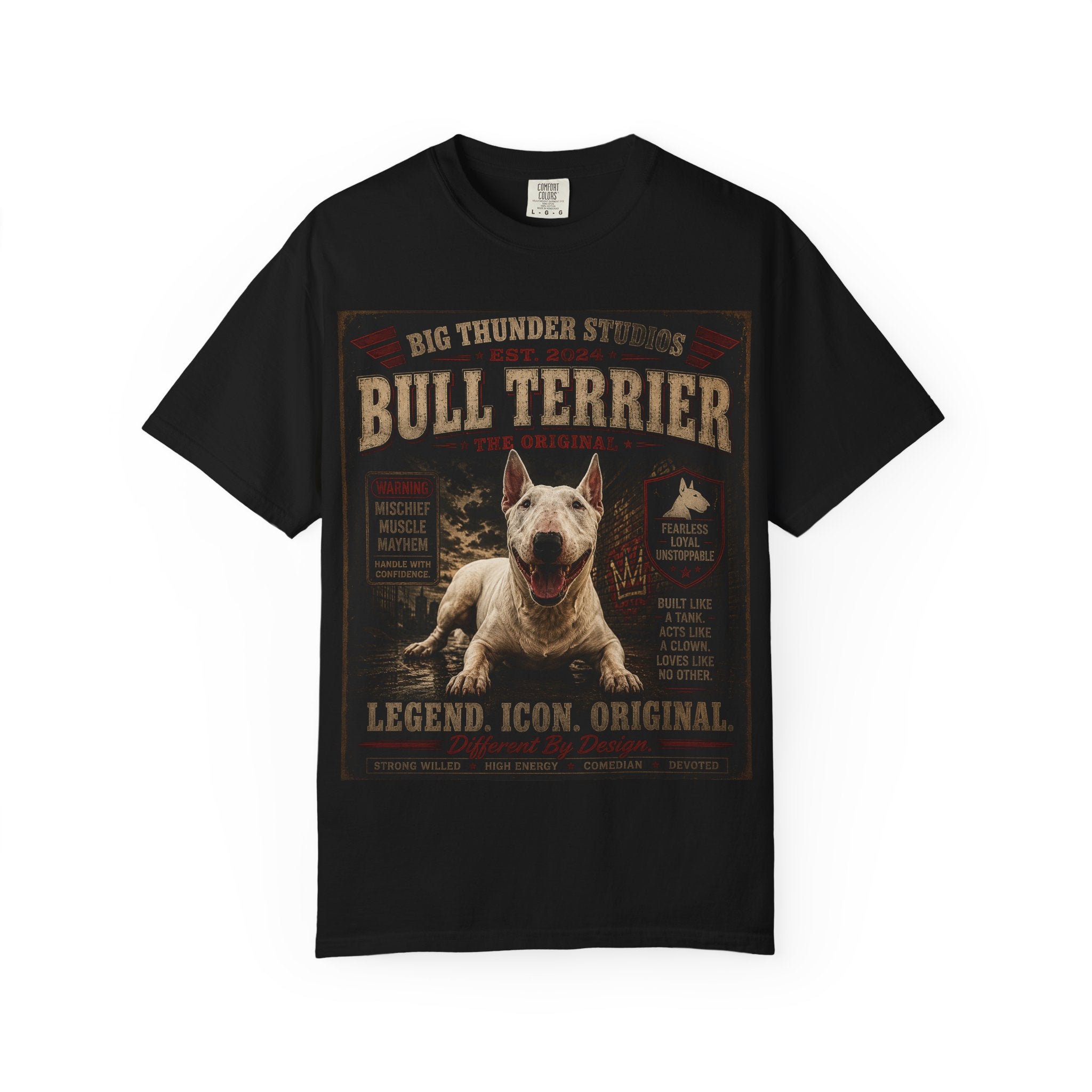 Bull Terrier Vintage Poster T-shirt | Legend Icon Original