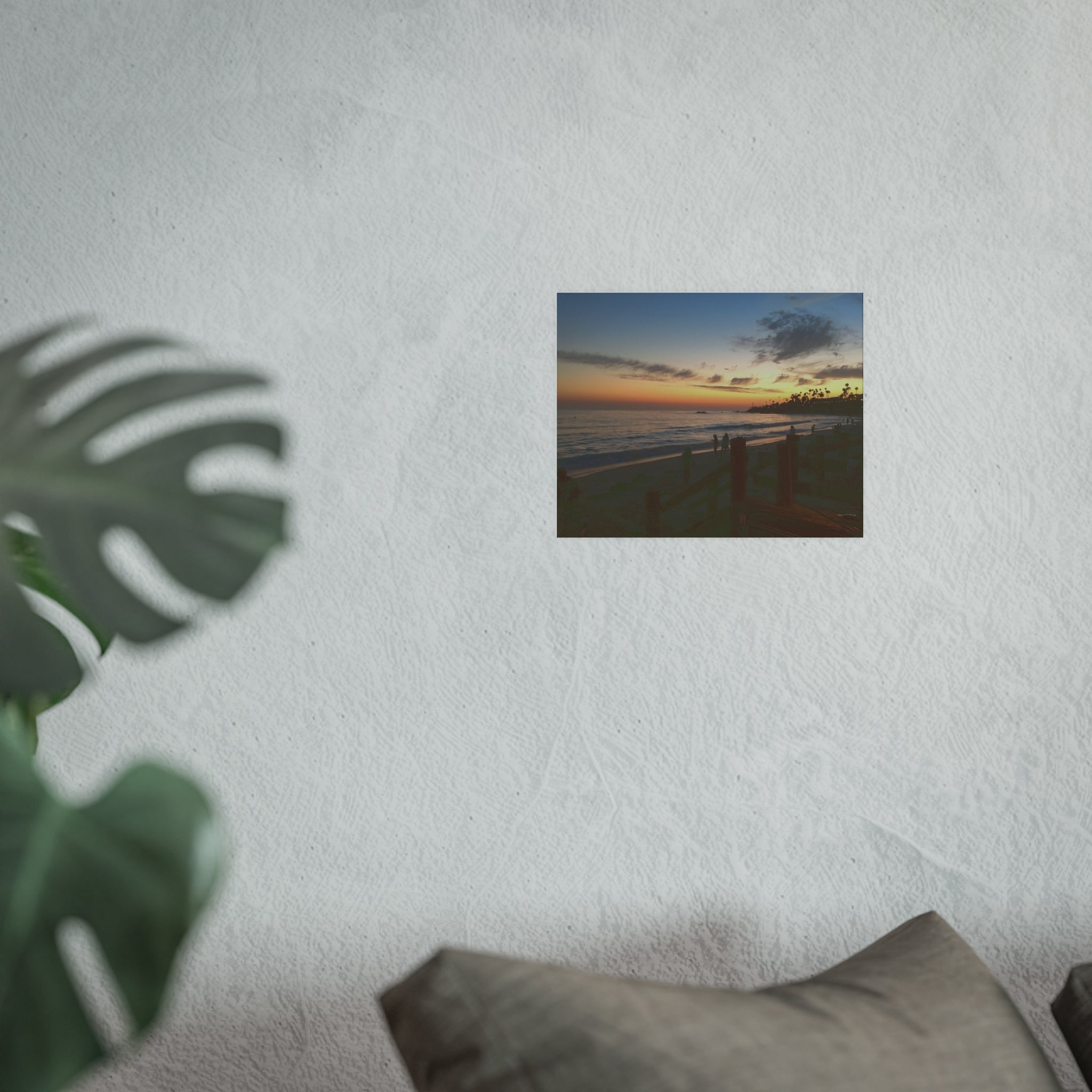 Laguna Beach Sunset - Coastal Sunset Beach Scene Poster