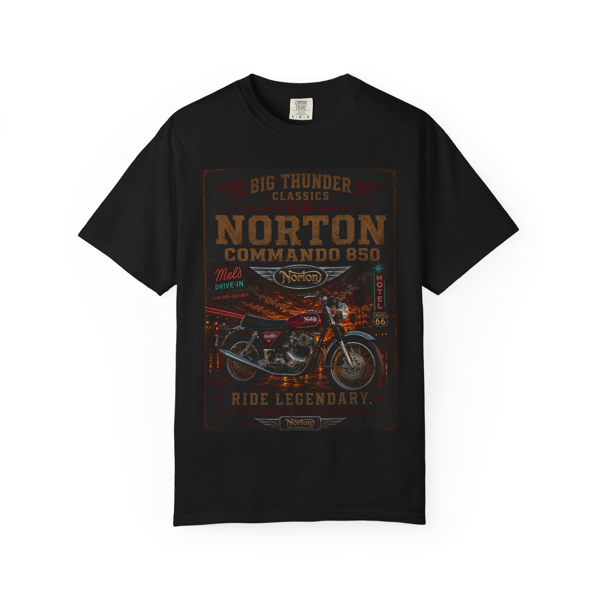 Norton Commando 850 Motorcycle Tee | Vintage Bike Ride Legendary T-Shirt