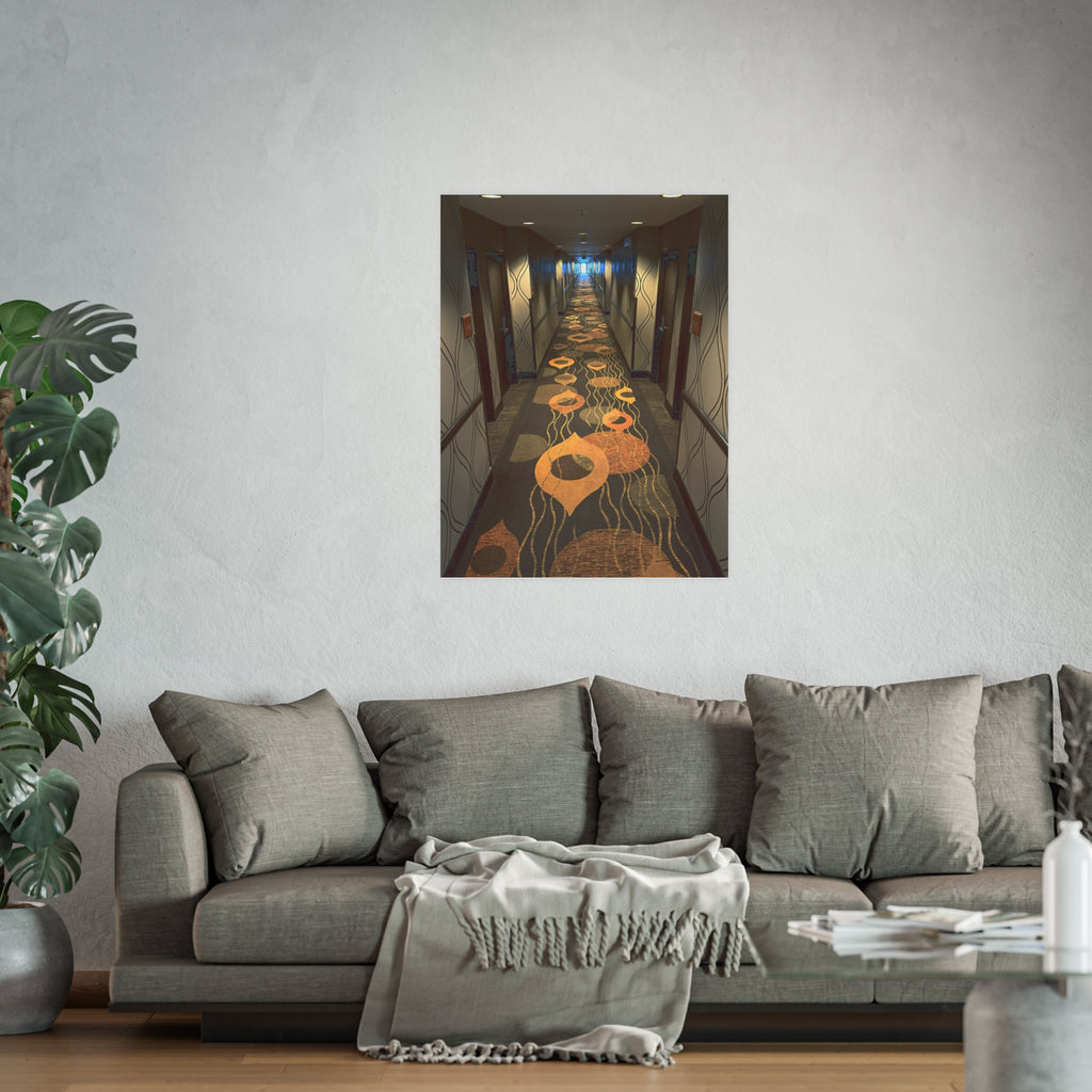 Hallway to Infinity - Abstract Hallway Photography - Fine Art Print
