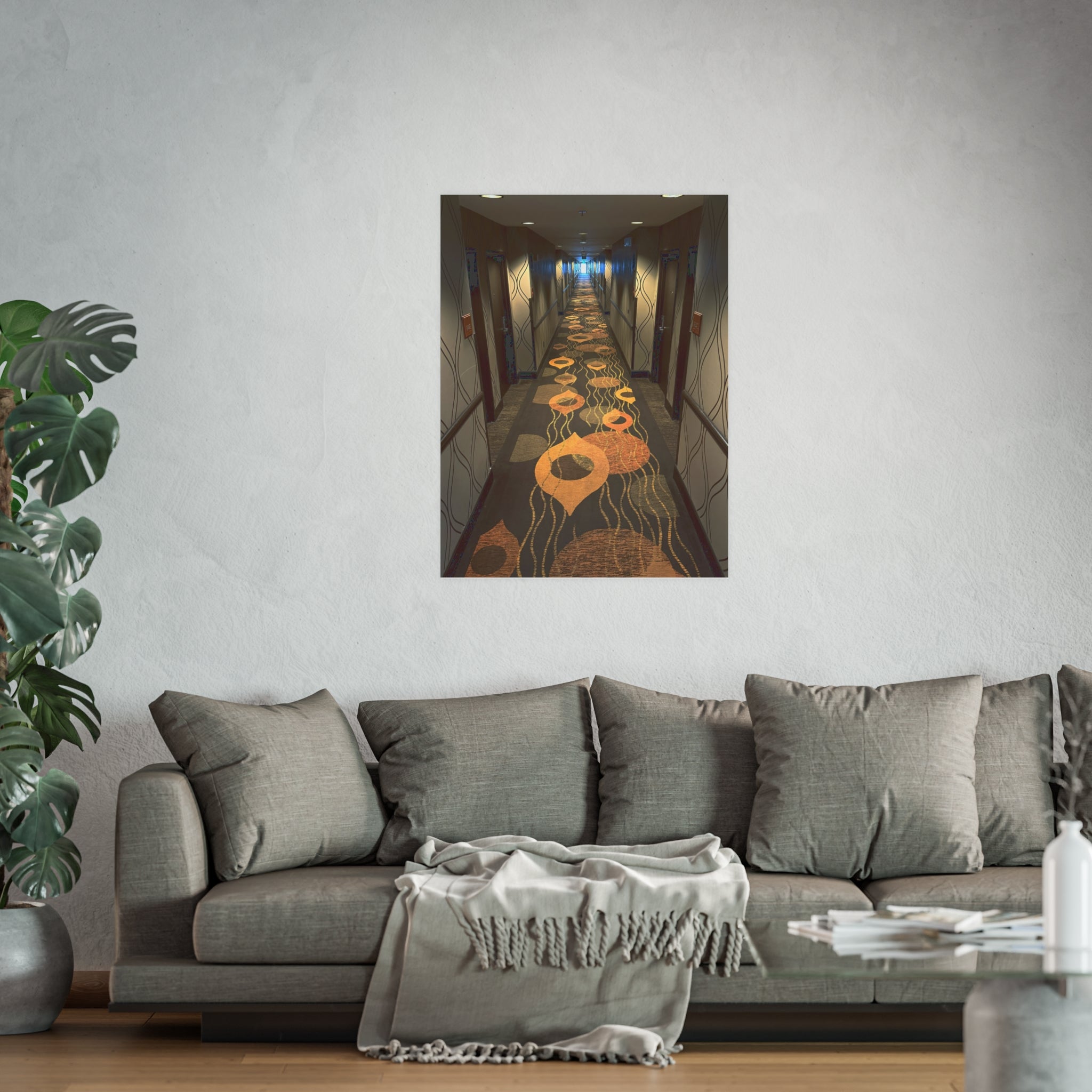Hallway to Infinity - Abstract Hallway Photography - Fine Art Print