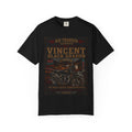 Vincent Black Shadow Motorcycle Tee | Vintage Biker Poster Graphic