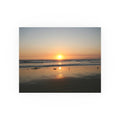 Pismo Beach Sunset | Sunset Beach Reflection Poster | Ocean Sunrise Wall Art